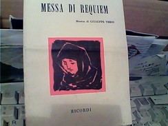 LIBRETTO MESSA REQUIEM GUISEPPE VERDI 1976  GB13538 - Musik