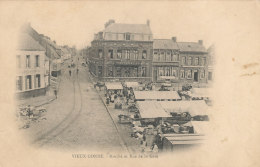 59 // VIEUX CONDE    Marché Et Rue De La Gare - Vieux Conde