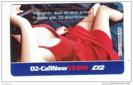 Germany - D2 Vodafone - Call Now Card - Sexy Girl - V15.2 - Date 07/02 - [2] Mobile Phones, Refills And Prepaid Cards