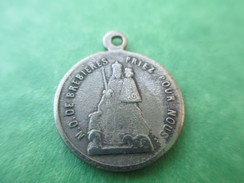 Médaille Ancienne Religieuse/ND De Brebiéres Priez Pour Nous/Souvenir De Pèlerinage/ Albert Somme/19éme Siécle    CAN271 - Religion & Esotérisme
