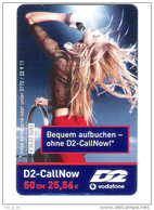 Germany - D2 Vodafone - Call Now Card - Girl - V35.02 - Date 11/03 - GSM, Cartes Prepayées & Recharges