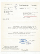 Lettre Commerciale , Facture , 1973 , Fabrique De Bonneterie , Ets BOILEVE , CHATELLERAULT - 1950 - ...