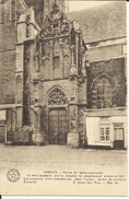 Enghien -- Porche De L' Eglise Paroissiale. ( 2 Scans ) - Edingen