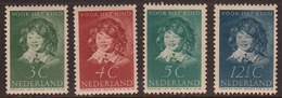 Netherlands 1937 Mint Mounted , See Notes, Sc# B99-B102, Mi 309-312 - Nuevos