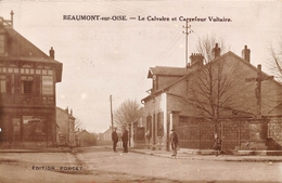 95-BEAUMONT-SUR-OISE- CALVAIRE DU CARREFOUR VOLTAIRE - Beaumont Sur Oise