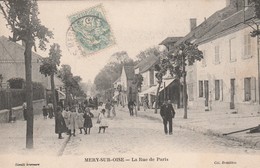 95 - MERY-SUR-OISE - La Rue De Paris. - Animée. - Mery Sur Oise