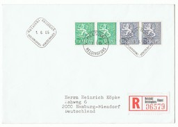 Finnland. Ganzstück Mit Mischfrankatur, Einschreiben, 1965. - Storia Postale