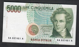 5000 Lire Vincenzo Bellini A 1985  Sup ( Sigle Vrie ) LOTTO 1709 - 5000 Lire