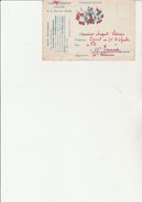 CARTE REPONSE MILITAIRE AUX DRAPEAUX EXPEDIE DE LA ZONE DES ARMEES-   BAR LE DUC 1915 - Cartas & Documentos