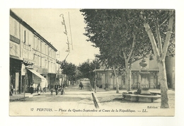 84 PERTUIS PLACE DU 4 SEPTEMBRE COURS  VAUCLUSE - Pertuis