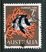 Australia 1966-73 Decimal Currency Definitives - 7c Humbug Fish Used - Used Stamps