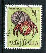 Australia 1966-73 Decimal Currency Definitives - 9c Hermit Crab Used - Used Stamps