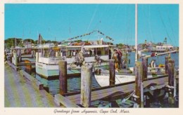 Massachusetts Cape Cod Fishing Boats Greetings From Hyannis - Cape Cod