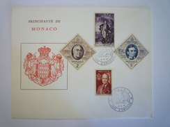 MONACO  1956  :  BEL AFFRANCHISSEMENT Sur  LETTRE   - Lettres & Documents