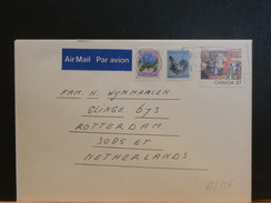 65/786   LETTRE CANADA POUR LA HOLLANDE - Storia Postale