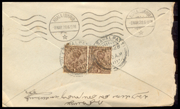 Malaya, Kuala Lumpur, 1928, Transmitted Cover, Sent To Malaya From India, Postmarks, King George V, British. - Other & Unclassified