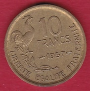 France 10 Francs Guiraud 1957 - SUP - Sonstige & Ohne Zuordnung