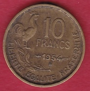 France 10 Francs Guiraud 1954 B - Andere & Zonder Classificatie