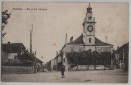 Echallens - Place Du Chateau - Animee - Photo: Girarded - Échallens