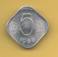 INDIEN - INDIA  -  5 PAISA 1988 SC  KM691 - India