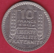 France 10 Francs Turin Grosse Tête - 1946 -  Rameaux Courts - SUP - Andere & Zonder Classificatie