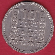 France 10 Francs Turin Grosse Tête - 1946 -  Rameaux Courts - SUP - Andere & Zonder Classificatie