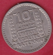 France 10 Francs Turin Petie Tête - 1947 B - SUP - Other & Unclassified