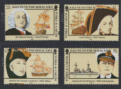 NAVI / SHIPS / SCHIFF- TURKS & CAICOS 1985 NAVIGATORI  MNH - Barche