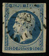 FRANCE - YT 10 - PRESIDENCE - LOUIS NAPOLEON - TIMBRE OBLITERE - 1852 Luis-Napoléon