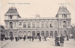 BRUXELLES - La Gare Du Nord - Animé - Transport Urbain En Surface