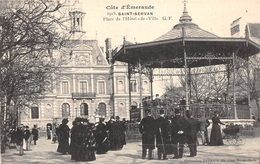 Delcampe - ¤¤  -  1915   -   SAINT-SERVAN   -  Place De L'Hôtel De Ville  -  Le Kiosque à Musique  -  ¤¤ - Saint Servan