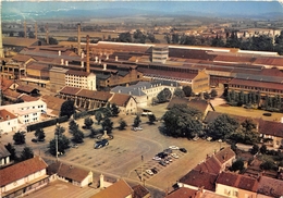 71-GUEUGNON- VUE AERIENNE , PLACE DES FORGES - Gueugnon