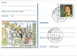 Germany - Ganzsache Postkarte Gestempelt / Postcard Used (O230) - Illustrated Postcards - Used