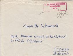 5114FM- FREE STUDENTS CORRESPONDENCE, COVER, TURKEY - Sonstige & Ohne Zuordnung