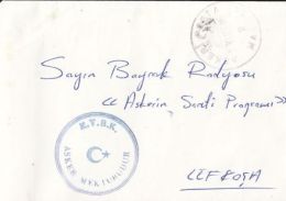 58743- FREE MILITARY CORRESPONDENCE, COVER, 2008, TURKEY - Cartas & Documentos