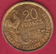 France 20 Francs G. Guiraud - 1952 - SUP - L. 20 Francs