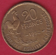 France 20 Francs G. Guiraud - 1952 - Andere & Zonder Classificatie