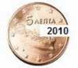 ** 5 CENT GRECE 2010 PIECE  NEUVE ** - Grecia