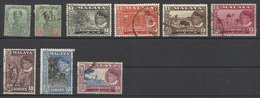 MALAYSIA (JOHORE)..1896,1960..MIX. LOT..used...MiCV - 13.90 Euro. - Johore