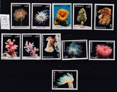 N°    1253 à 1263 ** TTB Gomme Intacte, Superbe Série Thématique Faune Marine (coraux, Anémones...) à 20% De La Cote - Unused Stamps