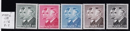 N°    1281 à 1285 ** TTB Gomme Intacte, Belle Série Complète De 5 Timbres à 20% De La Cote - Unused Stamps