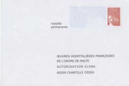 France PAP Reponse Luquet RF 0311485 Oeuvres Hospitalières Françaises - Listos Para Enviar: Respuesta /Luquet