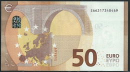 50 EURO ITALIA  SA  S008  - DRAGHI   UNC - 50 Euro