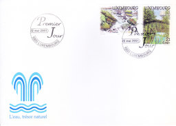 LUXEMBOURG FIRST DAY COVER 22-05-2001 - NATURE - Covers & Documents