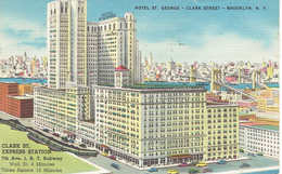 BROOKLYN, HOTEL ST GEORGE, CLARK STREET, ANNEES 50 - Brooklyn