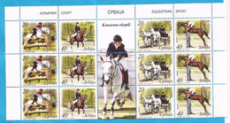 2007  206-09  IPPICA PFERDESPORT CAVALLI SERBIA SRBIJA SERBIEN MNH - Reitsport