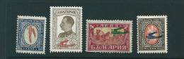 Bulgaria 1927, SG 281-84, MNH - Posta Aerea