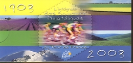 L'intégrale Des Souvenirs Philatéliques Du Tour De France 2003 - Avec Oblitération Du Départ Et De L´arrivée - RARE - Collectors