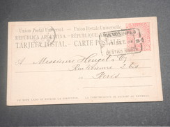 ARGENTINE - Entier Postal De Buenos Aires Pour Paris En 1883 - L 7097 - Enteros Postales
