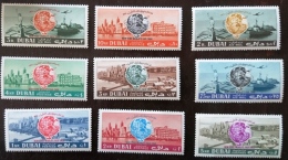 DUBAI Bateaux, Ship, Paquebot, Statue Liberté. Yvert N°33/38+PA24/26 Dentele, Perforate ** MNH - Ships